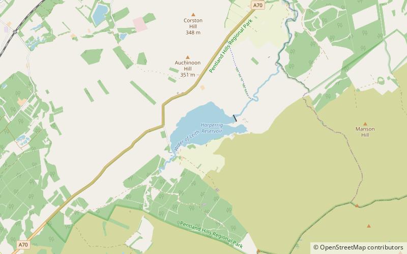 harperrig reservoir location map