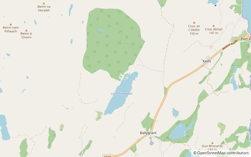 Finlaggan location map