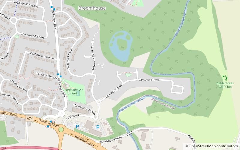 Glasgow Zoo location map