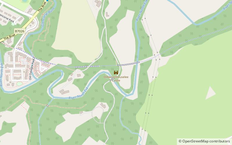 oldwoodhouselee castle location map
