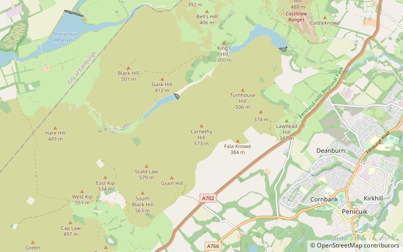 Carnethy Hill location map