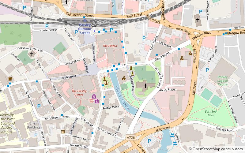 Paisley Town Hall location map