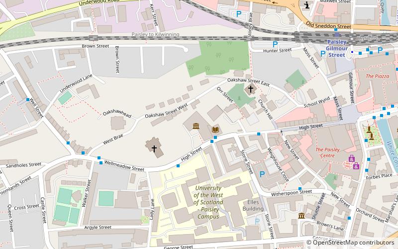 Paisley Museum location map