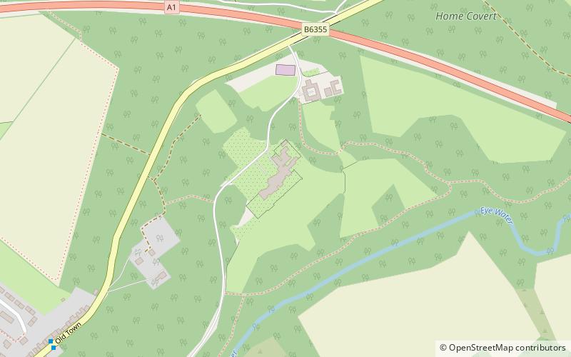 Ayton Castle location map