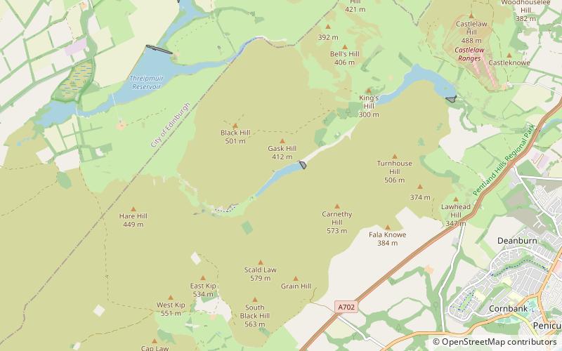 Loganlea Reservoir location map