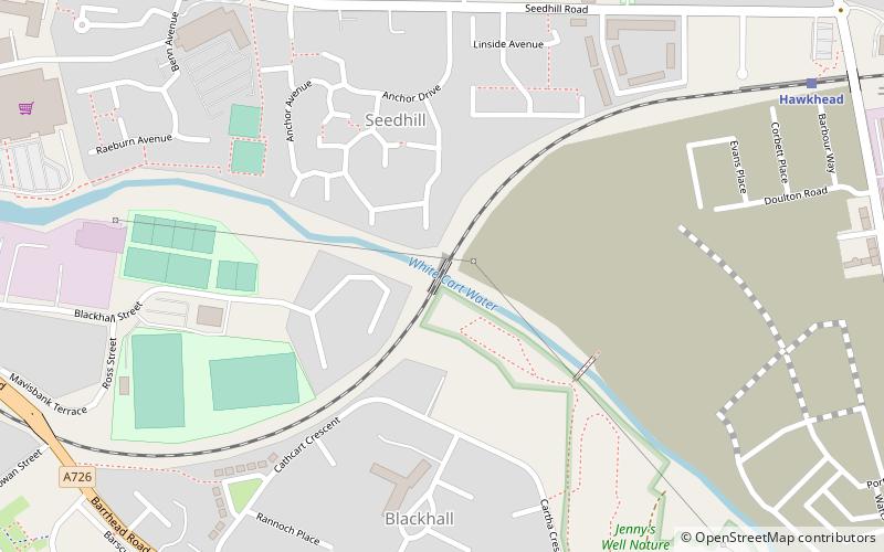 Blackhall Railway Viaduct location map