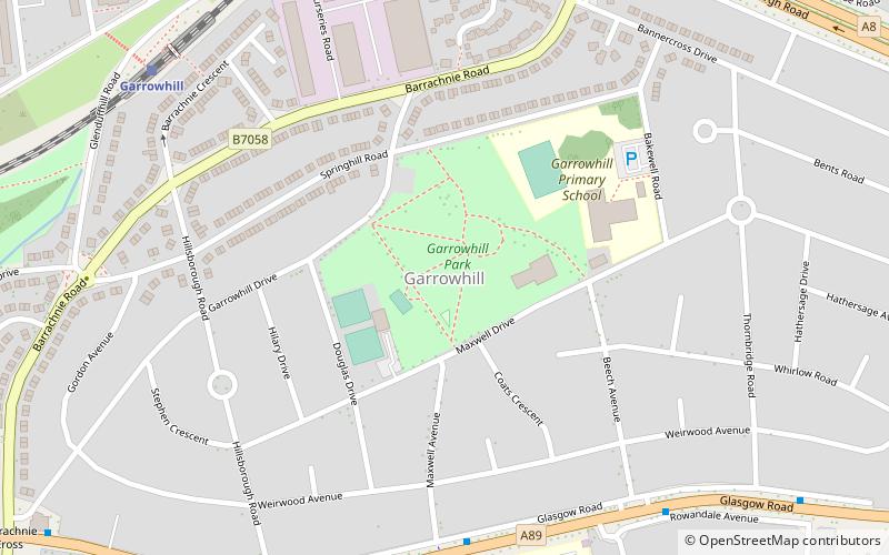 Garrowhill location map
