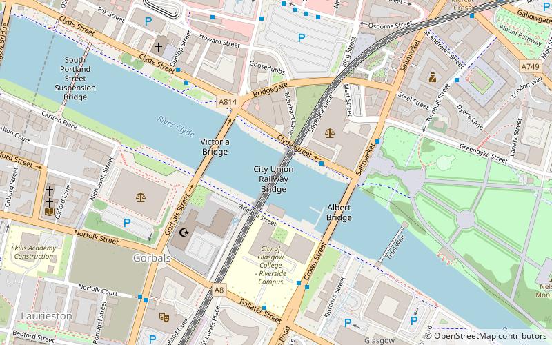 City Union Bridge location map