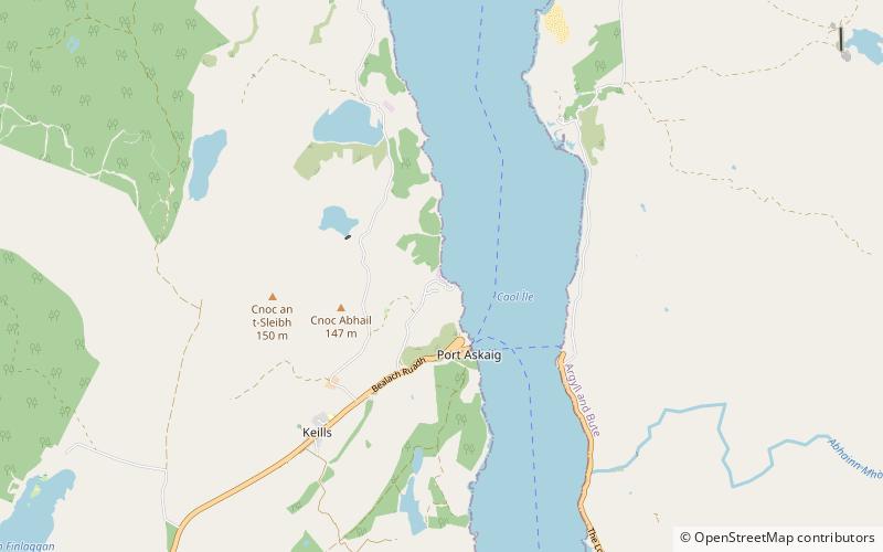 Caol Ila Distillery location map