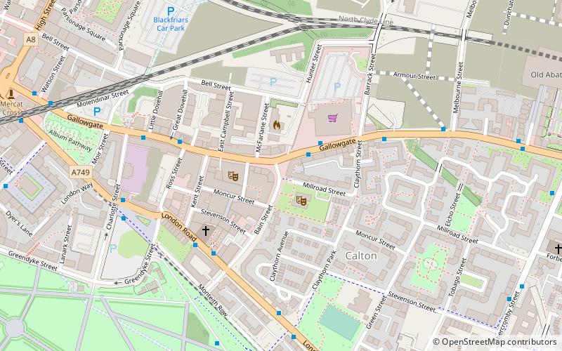 Barrowland Ballroom location map