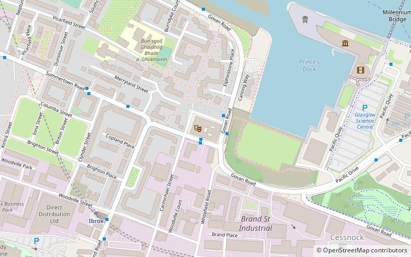 Film City Glasgow location map
