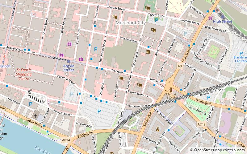 Glasgow Print Studio location map