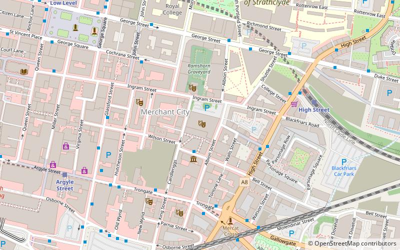 Glasgow City Halls location map