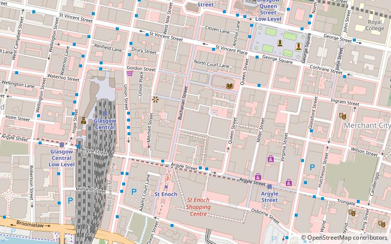 Princes Square location map