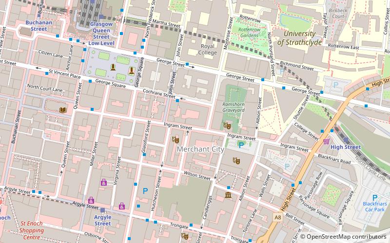 Hutchesons' Hall location map