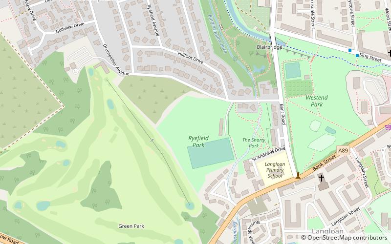 langloan cricket ground coatbridge location map