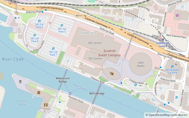 Scottish Exhibition and Conference Centre location map