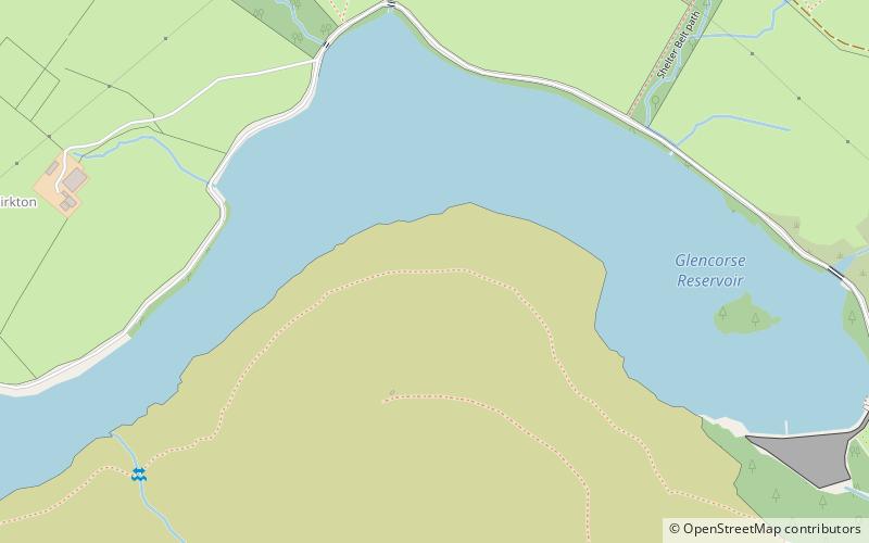 Glencorse Reservoir location map
