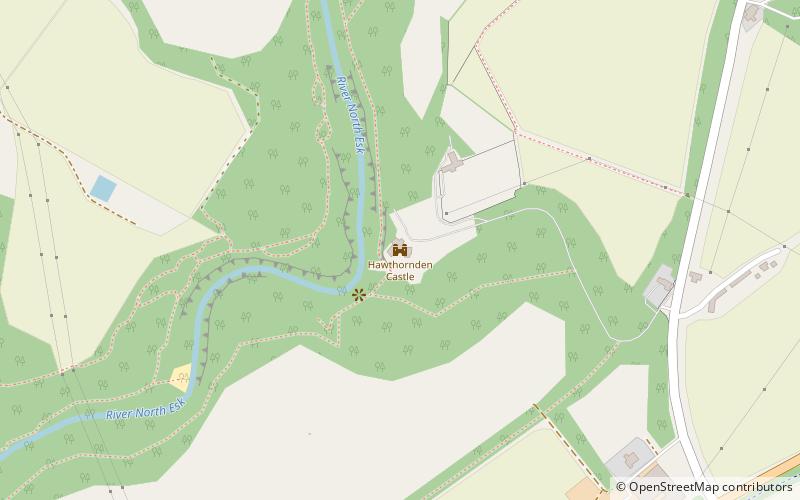 Hawthornden Castle location map