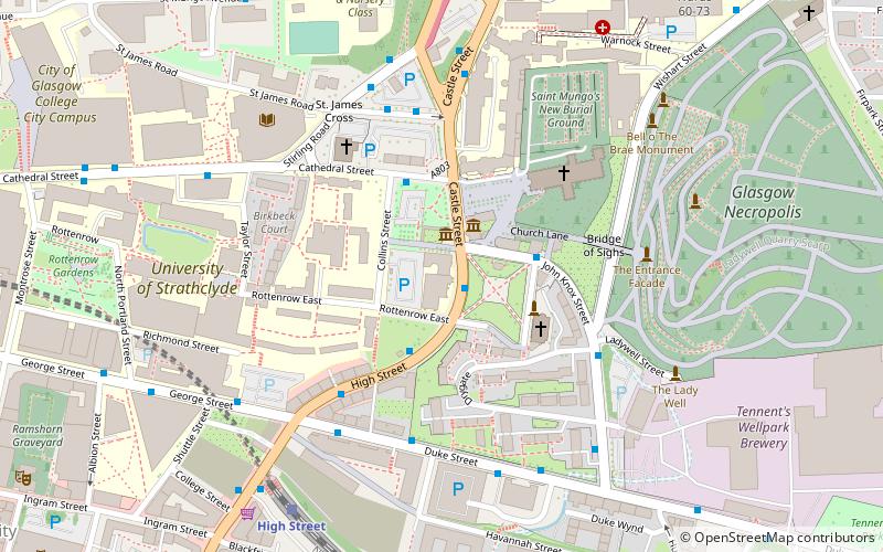 Barony Hall location map