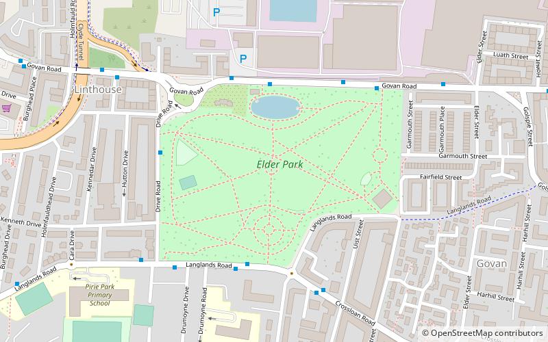 Elder Park location map
