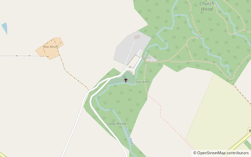 Humbie Kirk location map