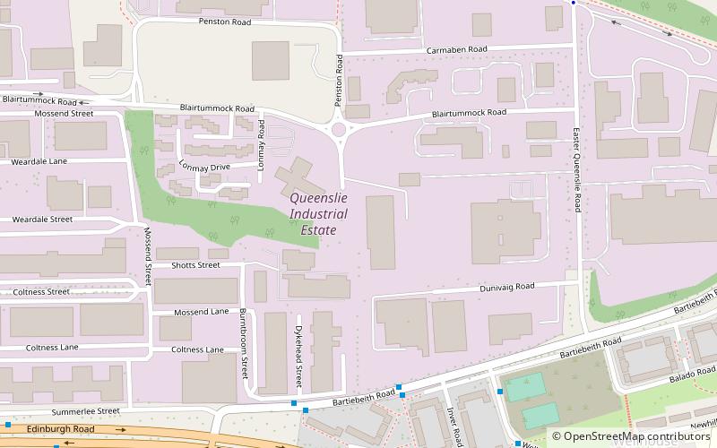 Queenslie location map