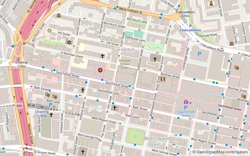 O2 ABC Glasgow location map