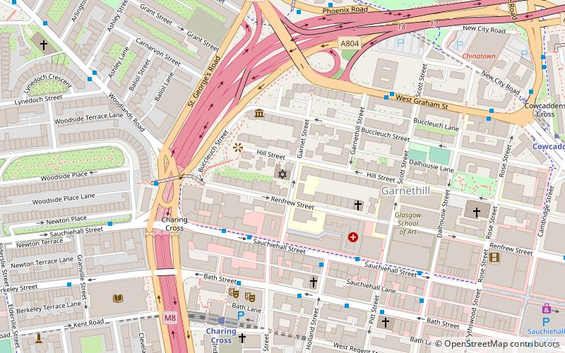 Garnethill Synagogue location map