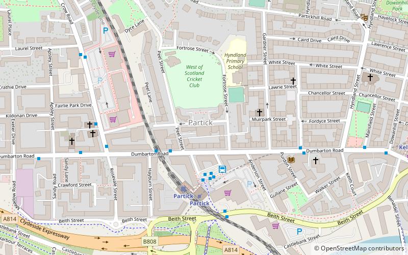 Partick Burgh Hall location map