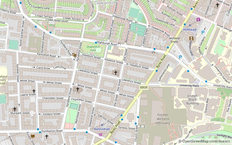 Partick Trinity Church location map