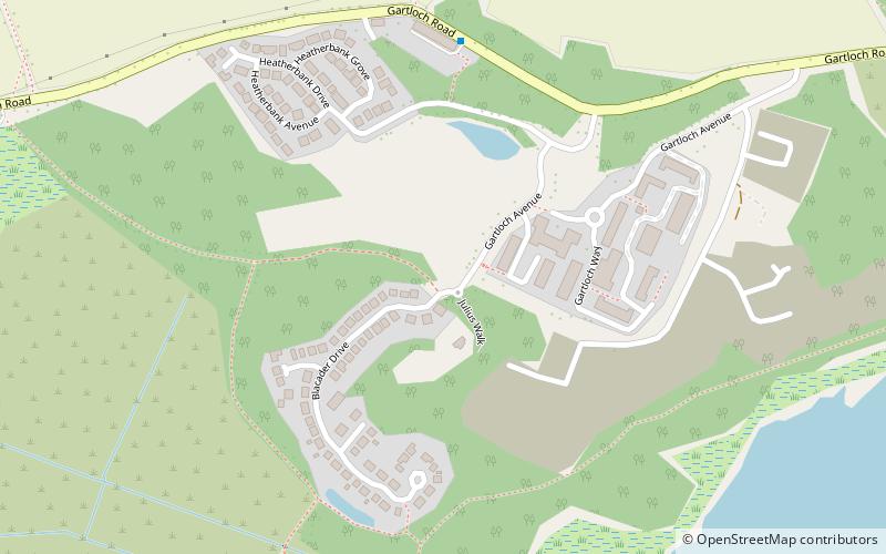 seven lochs wetland park glasgow location map