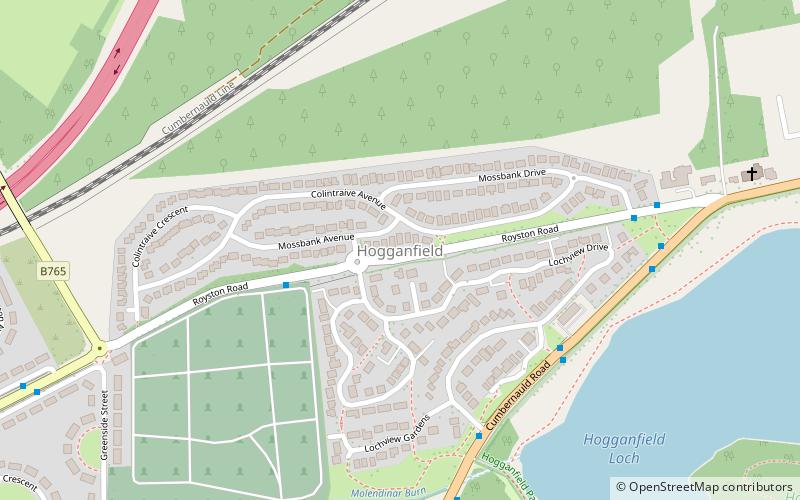 Hogganfield location map