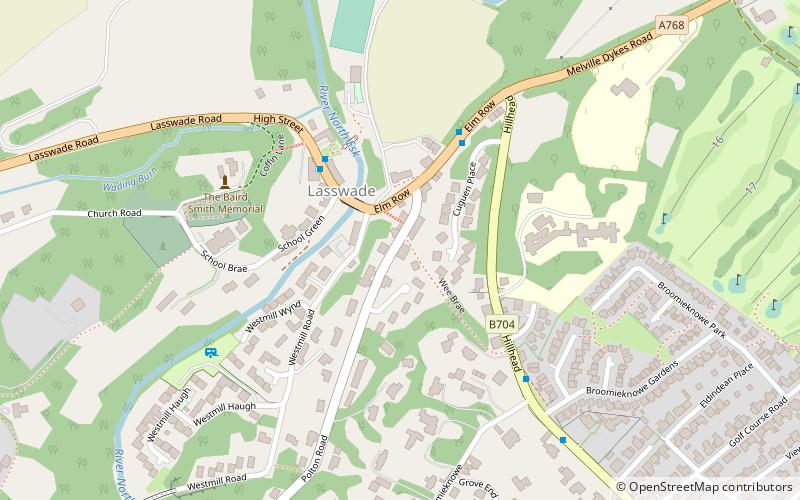 lasswade and rosewell parish church bonnyrigg location map