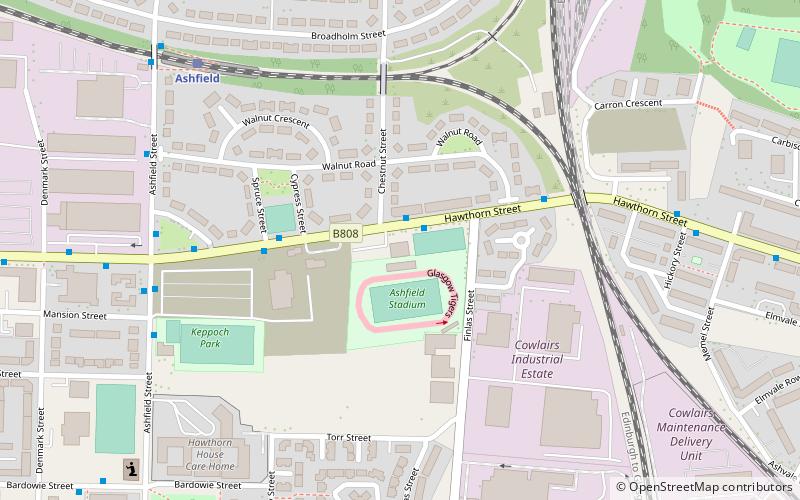 Saracen Park location map