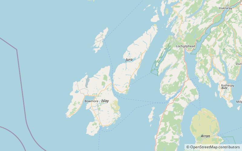 Paps of Jura location map