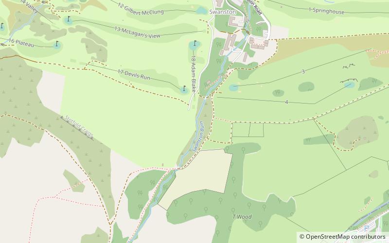 Edinburgh University Exmoor Pony Trekking location map