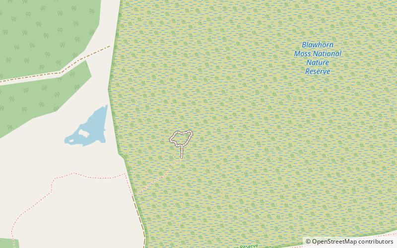 Blawhorn Moss location map
