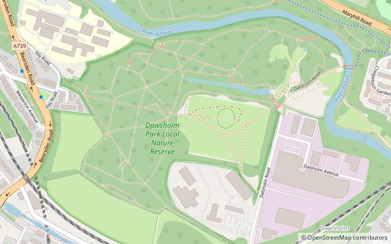 Dawsholm Park location map