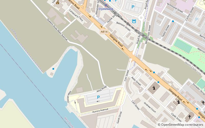 Clydebank College location map