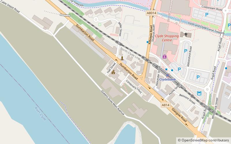 Clydebank Town Hall location map