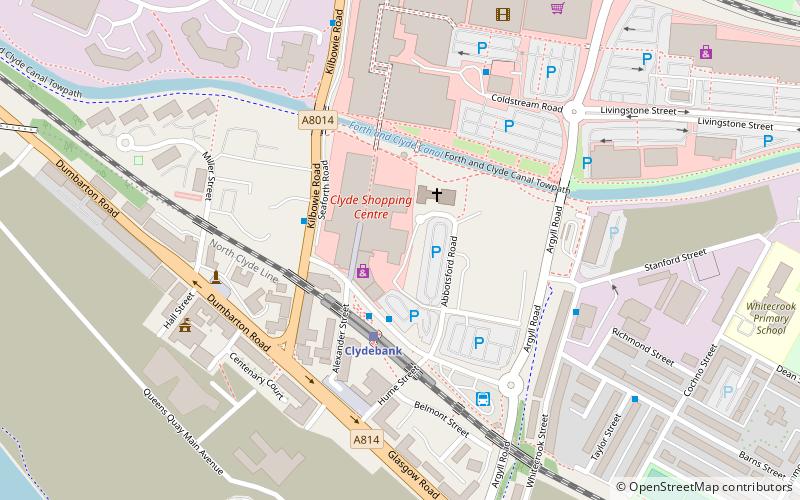 kilbowie park clydebank location map
