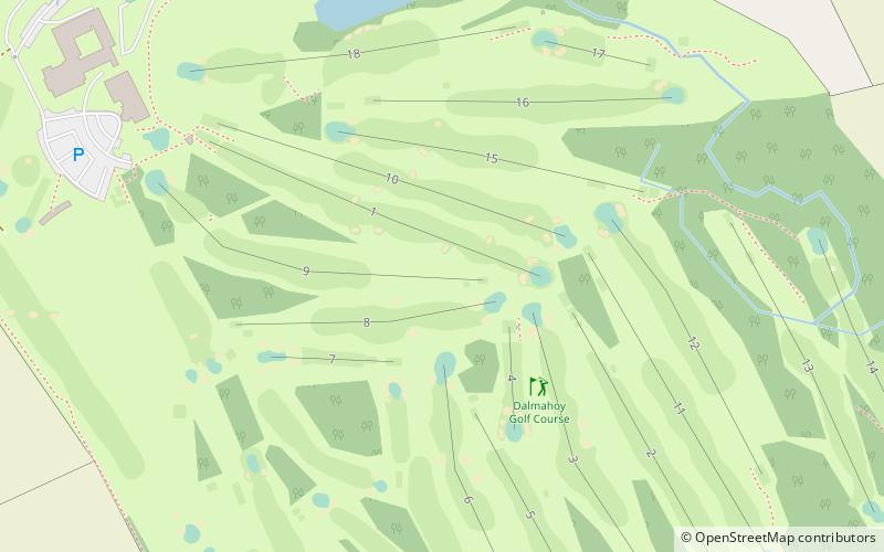 Dalmahoy location map