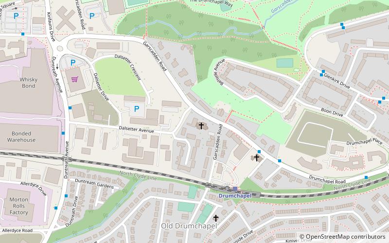 Drumchapel St Andrew's Church location map