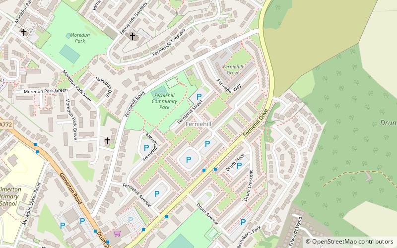 ferniehill edinburgh location map