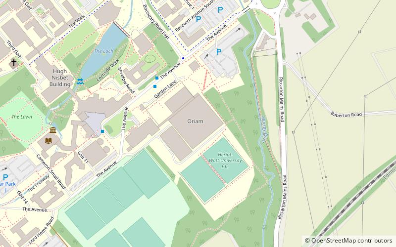 oriam edynburg location map
