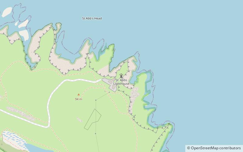 St Abb's Head Lighthouse location map