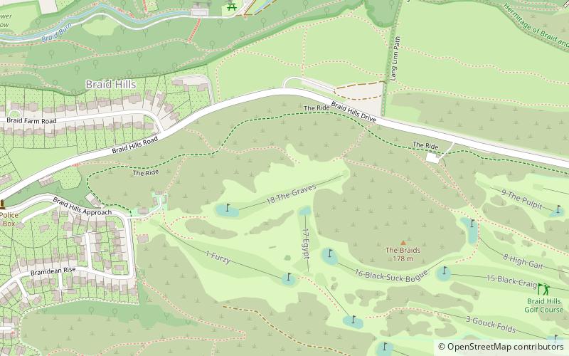 Blackford Hill location map