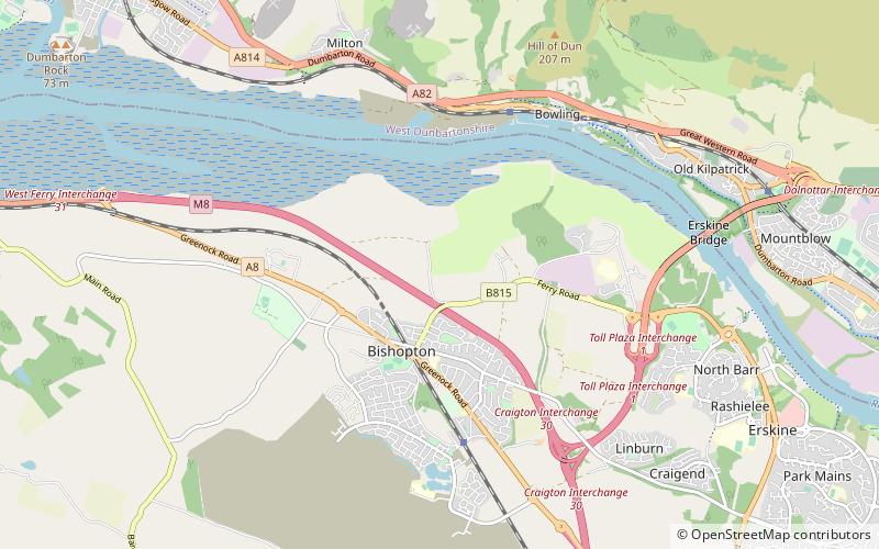 Erskine Golf Club location map