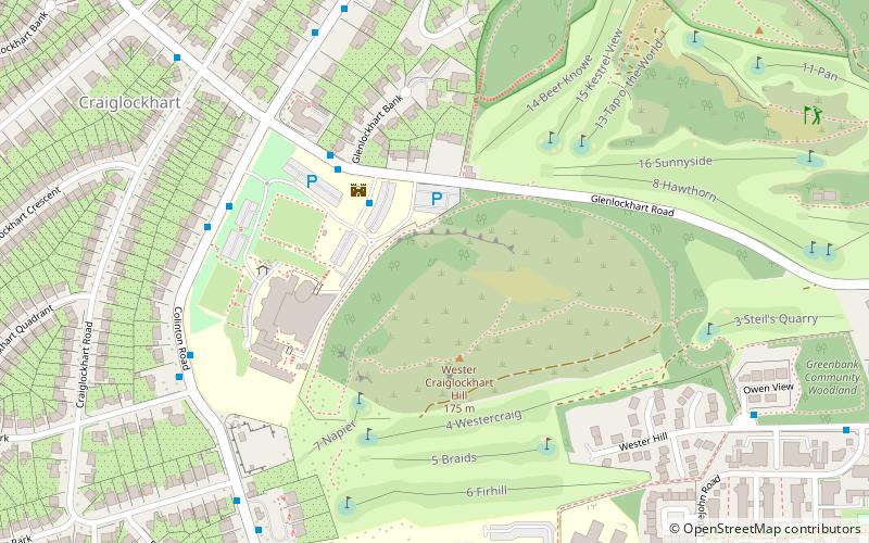 craigmillar park church edynburg location map